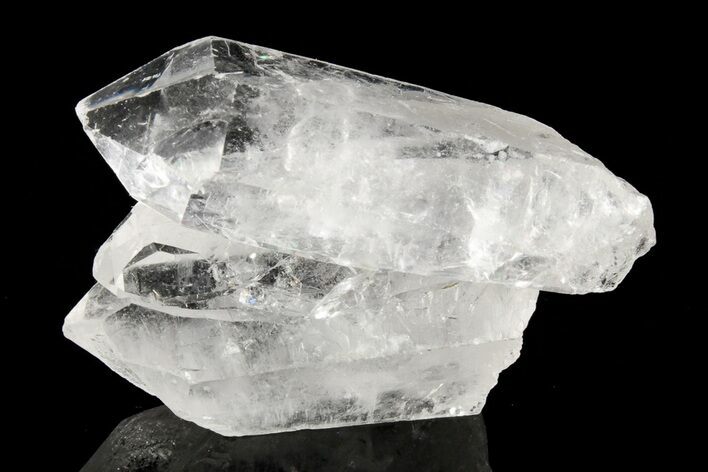 Clear Quartz Crystal Cluster - Brazil #203749